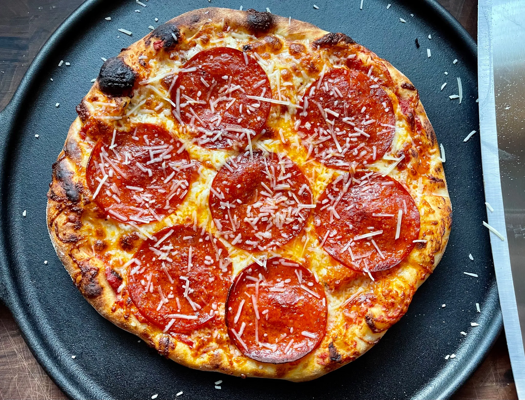 gregs pepperoni pizza